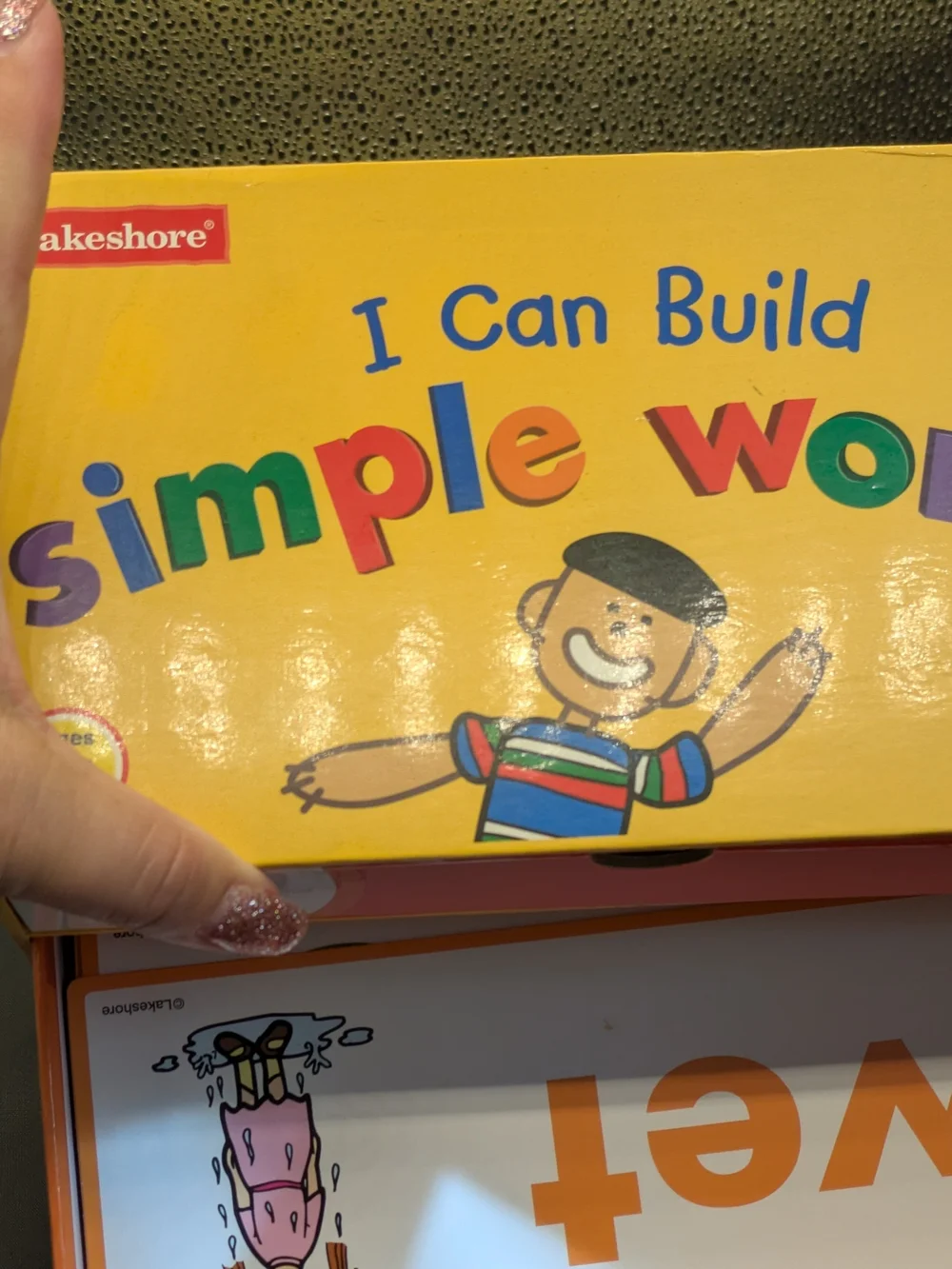 I Can Build Simple Words Kids Learning Game - Yellow
